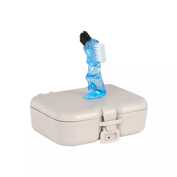 Denture Boxes UK with Brush and Mirror