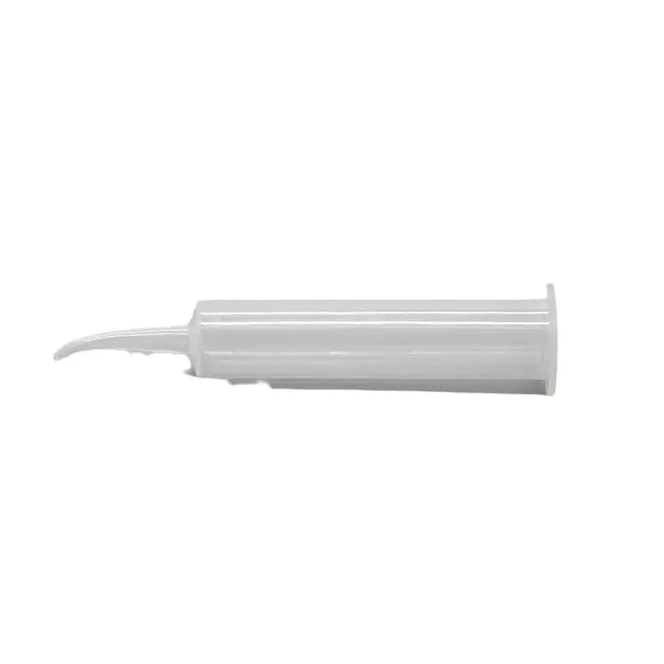Disposable Plastic Dental Syringe with Tapered Curved Tip