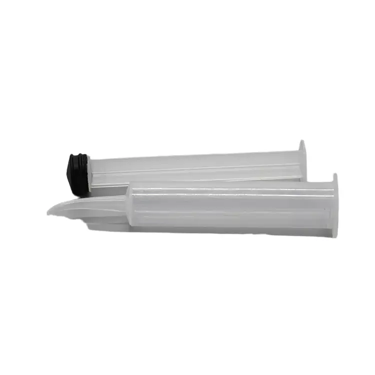 Disposable Plastic Dental Syringe with Tapered Curved Tip