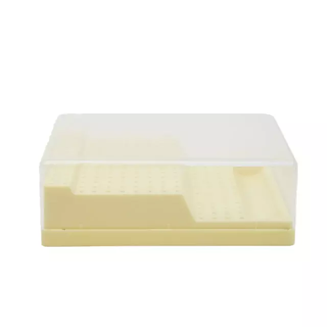 168-Hole Dental Bur Block Holder with Flat Lid