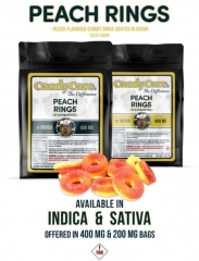 Candy Care Peach Rings 200mg Indica/ Sativa