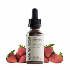 Canna River Strawberry CBD tincture 2500mg & 5000mg