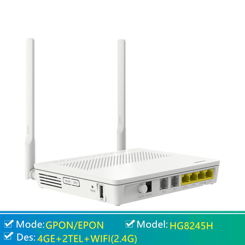 Huawei Wireless Gpon Terminal Hg8245h Class C Onu 4 Ge Lan And 2 Voice Ports With Bbu And 1580