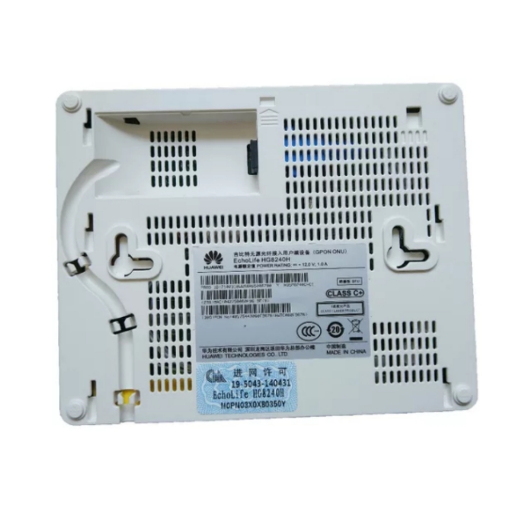 Huawei Hg8240h Gpon Terminal Onu 4 Ge Ethernet 2 Voice Ports Class C Optical Port H248 7718