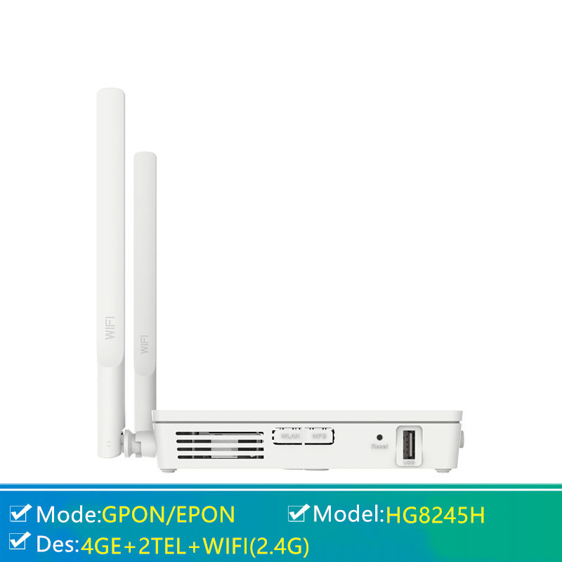 Huawei Wireless Gpon Terminal Hg8245h Class C Onu 4 Ge Lan And 2 Voice Ports With Bbu And 5506