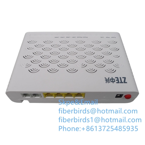 ZTE ZXA10 F620 GPON optical network ONU With 4 ethernet ports and 2 voice pots apply to FTTH mode, new white model