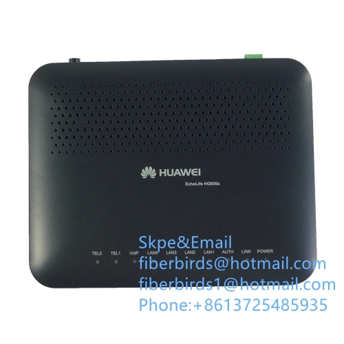 Huawei Echolife HG850a GPON Terminal FTTX ONU with 4 etherent port and 2 voice port, green SC/APC input