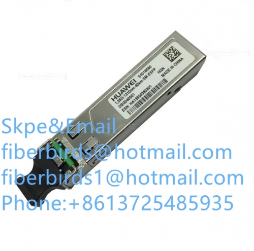 Original Huawei SFP giga uplink module, 1.25G-1310nm-40km-SM-ESFP, single mode transceiver, used for all kinds of brand