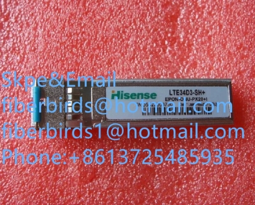 Hisense SFP module for EPON ONU, LTE34D3_SH+ EPON-ONU-PX20+1