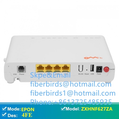 ZTE EPON terminal ZXA10 F427ZA FTTO wireless ONT With 4 LAN and 1 voice ports + WIFI, Chinese version