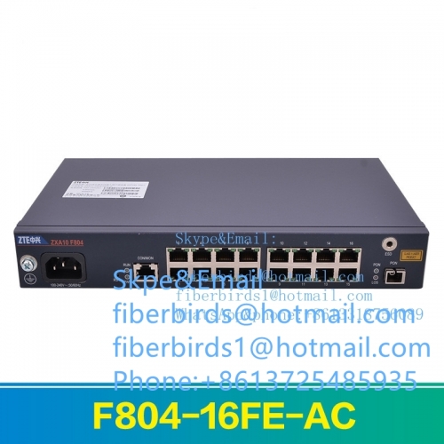 ZXA10 F804/16FE-G ZTE 16 Fast Ethernet ports GPON ONU, FTTO or FTTB optical switch, can be mounted on 19" chassis