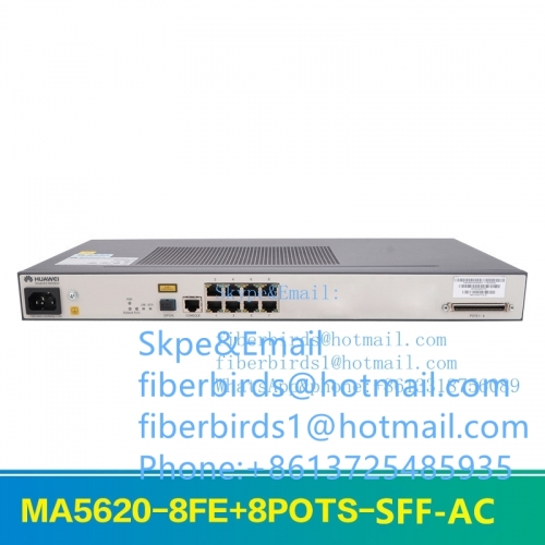Huawei MA5620-8 fiber switch, GPON or EPON terminal ONT with 8 ethernet and 8 voice ports apply to FTTB