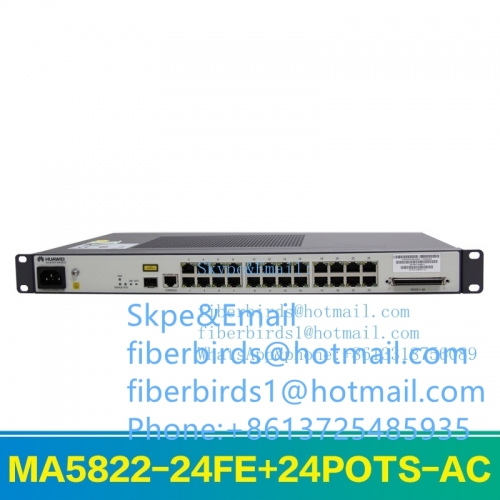 10G uplink,Huawei SmartAX MA5822-24 Switch,24 FE LAN+24VOICE from MA5820 Series