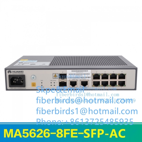 Huawei 8 port switch Re verse POE MA5626-8 PD GPON/EPON terminal ONT with 8 ethernet ports apply to FTTB ONU