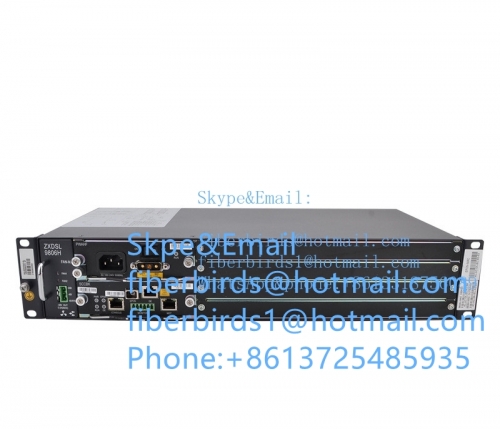 Original ZTE ZXDSL 9806H access, DSLAM, ADSL access, switch,Multi-Media-Service DSLAM 9806H chassis with dual power input