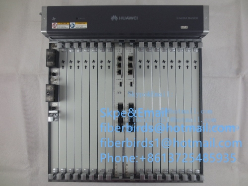 Original Huawei MA5800-X17 OLT with 16 ports PON board GPSF or GPHF of 1GE speed, 21 inch