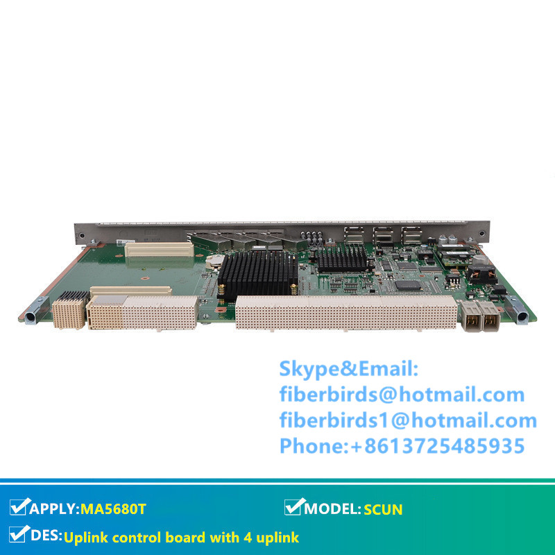 SCUN original Huawei uplink control board for Huawei MA5680T OLT with 4 uplink 