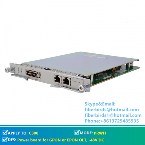 ZTE power board PRWH for C300 OLT. PRWH or PRWG card for C300 GPON or EPON OLT, -48V DC
