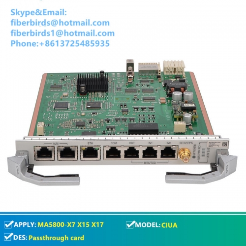 HUAWEI transmission board CIUA passthrough card H901CIUA use for huawei OLT MA5800-X7 X15 X17