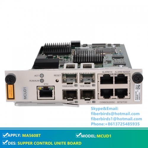 Huawei board MCUD1 of 10G uplink&control module with 2 SFP modules for MA5608T