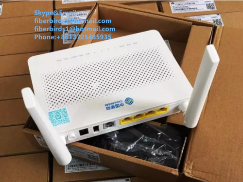 HS8546V5 GPON ONU with 4GE Port+1Phone+2.4G&5G Dual-Band WiFi, English Interface