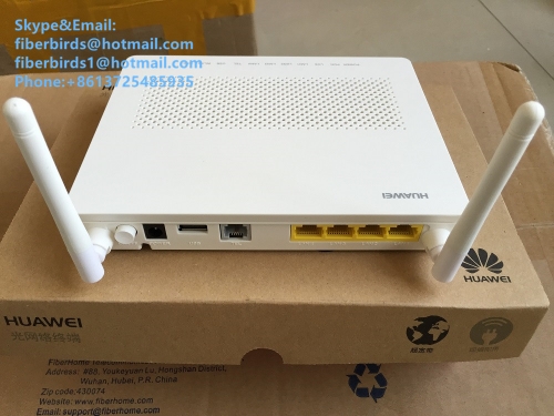 Huawei Echolife HG8346M wireless Gpon Terminal, ONU, 4 ethernet and 2 voice ports, H.248 & SIP double protocol, English version