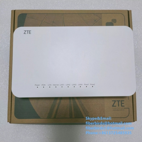 ZTE ZXHN F620G V7 GPON ONU with 4 GE LAN ports 2 voice POTS ONT