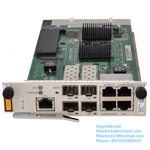 Huawei board MCUD 1.25g uplink and control module with 2 SFP modules loaded for MA5608T OLT
