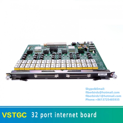 ZTE VDSL data card VSTGC for 9806H IP DSLAM access, 32 port internet board band service plate