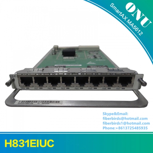 Original date card for Huawei MA5612, H831EIUC, 8 ports ethernet broadband service board(outline test),2*1