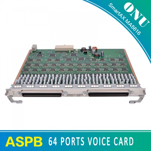 Original Huawei H838 ASPB board with 64 PSTN voice card for MA5616 equipment with original package, 64 ports board
