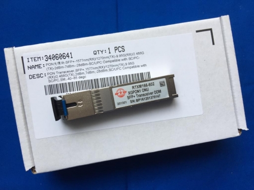 WTD Xgpon1 onu  RTXM166-602 SFP