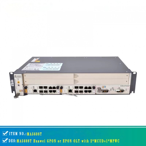 19"inch mini OLT MA5608T Huawei GPON or EPON OLT with 2*MCUD+1*MPWC