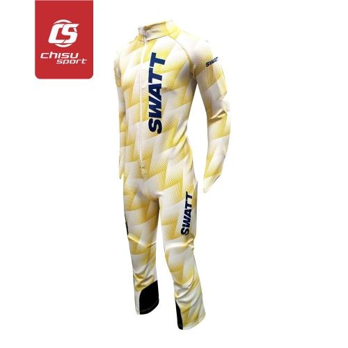 chisusport  one piece Sublimation ski suit  skiing racing suit custom
