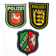 German Polizei Embroidery Shoulder Patch, GERMAN PATCHES