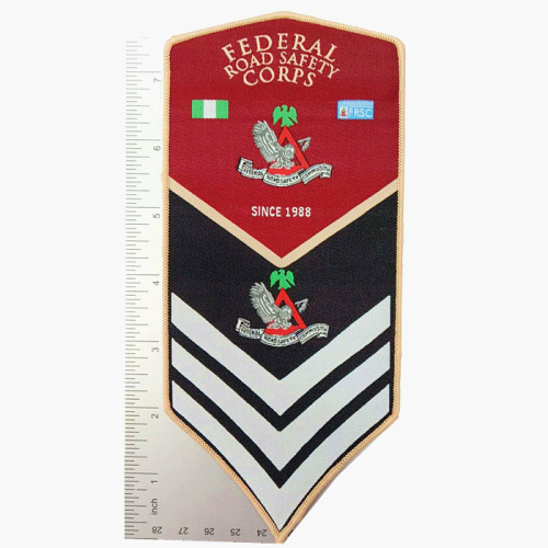 Eco -friendly Military Embroidery Woven Cloth Badges patch