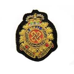 Embroidered military insignia metal logo military badge