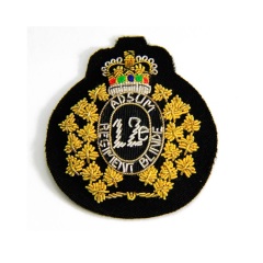Hand Bullion Embroidery Blazer Badges Custom Cap Badge for Garment and Airplane