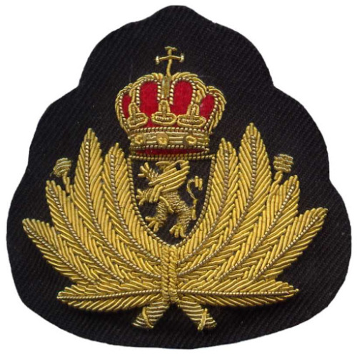 Officers Cap Badge of the Royal Armed Forces of Belgium