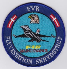 RDAF Patch Station Royal Danish Air Force F 16 Maint Skrydstrup