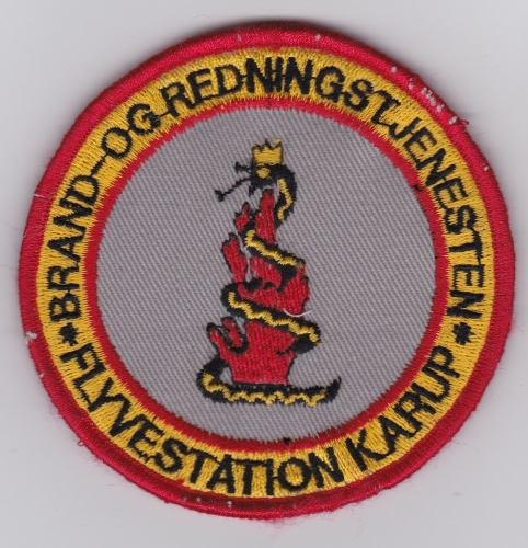 RDAF Patch Station Royal Danish Air Force Karup Fire And Rescue