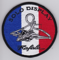 French Air Force ALA Patch Display Rafale Solo Display 2013