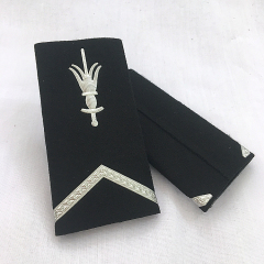 Custom design military uniform soft pvc military epaulet