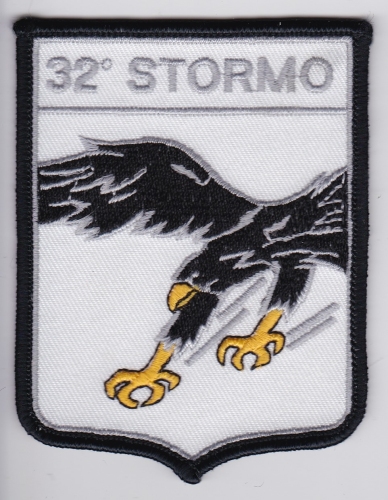 Italian Patch Air Force Aeronautica Militare AM Stormo 32 G 91Y