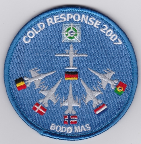 RNoAF Patch Royal Norwegian Air Force Ex Cold Response 2007 EPAF