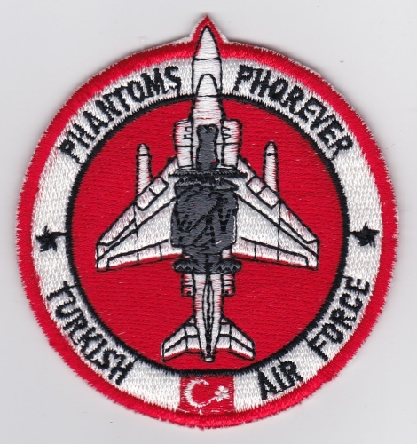 Turkish Air Force Squadron Patch TUAF Phantoms Phorever F 4