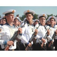 Ukrainian Navy Officer Hat / Cap Badge (plastic) #2