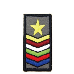 Custom army military uniform epaulettes various badge