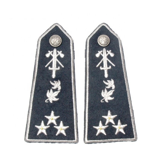 Cheap security guard uniform embroidered military epaulettes