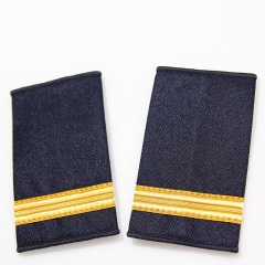 One bar bullion wire Epaulettes with indian embroidery